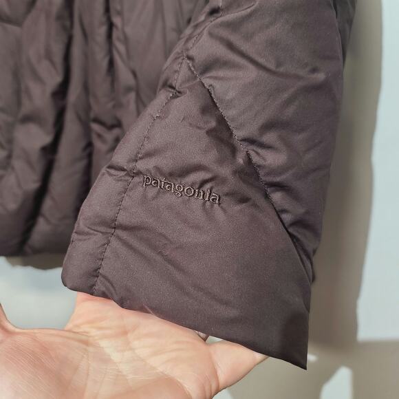 Patagonia Women's Deep Purple Winter Ray Down Jacket Size M - Picture 3 of 5